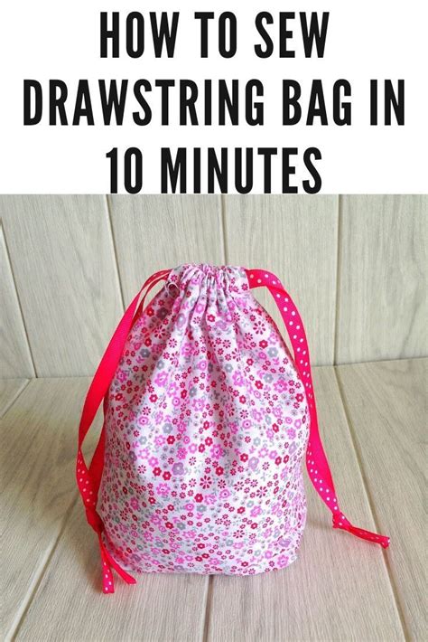 Image result for Simple Drawstring Bag Instructions