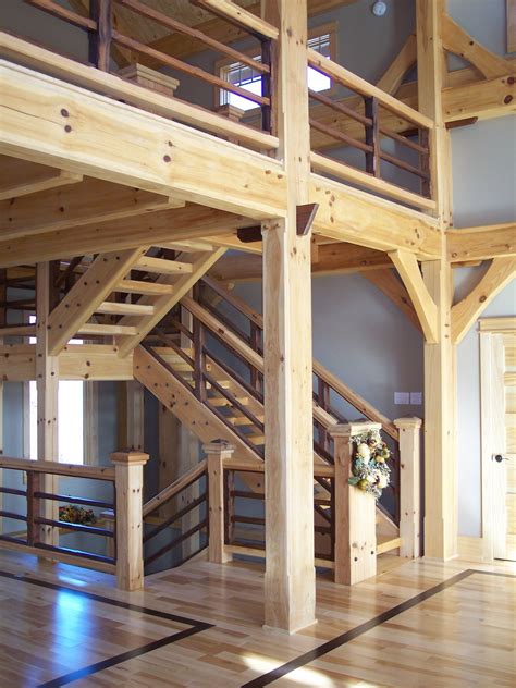 Image result for Timber Frame Stairs