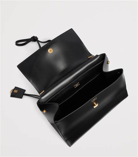 Balenciaga Black Leather Nano Top Handle Bag | Harrods IN