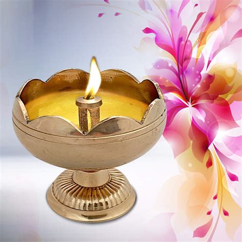 Buy Rolimoli Diya Puja Lamp Hindu Pooja Article Diyas,Deepak Oil Lamp ...