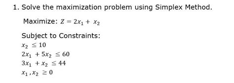 Image result for Simplex Maximization Problem Containing