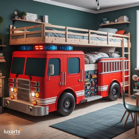Childs Fire Truck Bed: Building a Sleep Haven with Playful Firefighter ...