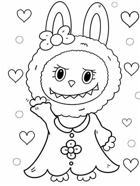 Free Printable Labubu Coloring Pages For Kids 🎨 - Coloringpagesforkids.net