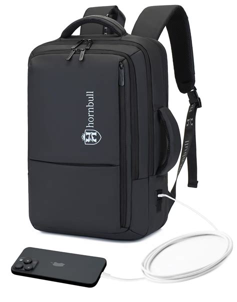 Buy HORNBULL Zurich Black Backpack 42L Office Travel 17 Inch 5 ...