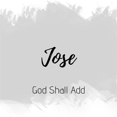 Meaningful Baby Boy Names: Jose