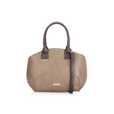 Buy Caprese Kylie Large (R) Tan Satchel Online