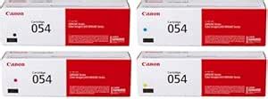 Canon Genuine 054 Complete 4-Color Toner Cartridge Set (CRG-054 ...