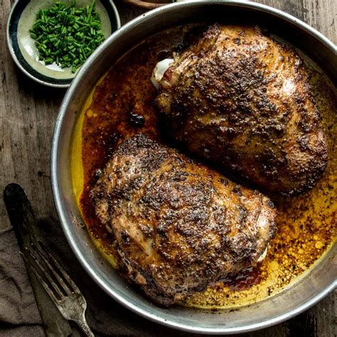 Easy Roasted Turkey Thighs with Coffee Rub - Pups with Chopsticks