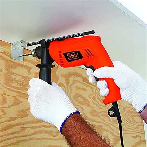 BLACK+DECKER HD555 550W 13mm Variable Speed Reversible Hammer Drill ...