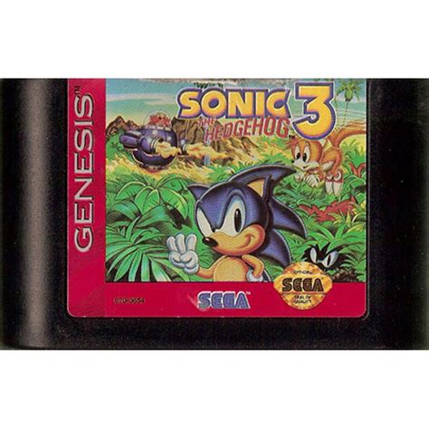 Sonic The Hedgehog 3 Sega Genesis Game Cartridge For Sale | DKOldies