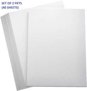 Flipkart.com | NumberOne White Thick A4 Sheet Unruled (Blank) Pack Of 2 ...