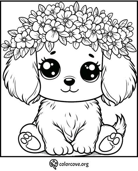 41 Free Cute Puppy Coloring Pages – The Color Cove