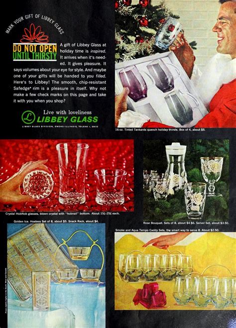 60 vintage Libbey glassware designs from the 60s - Click Americana