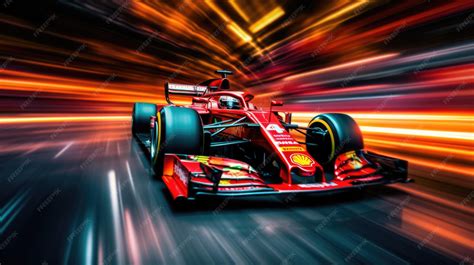Premium Photo | High speed photo of a formula one racing in cirtuit beautiful generative ai aig32