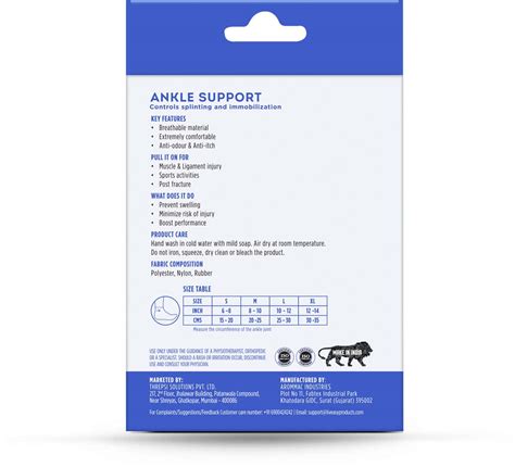 Buy LIVEASY ORTHO CARE ANKLE SUPPORT - PREVENTS SWELLING - BOOSTS ...
