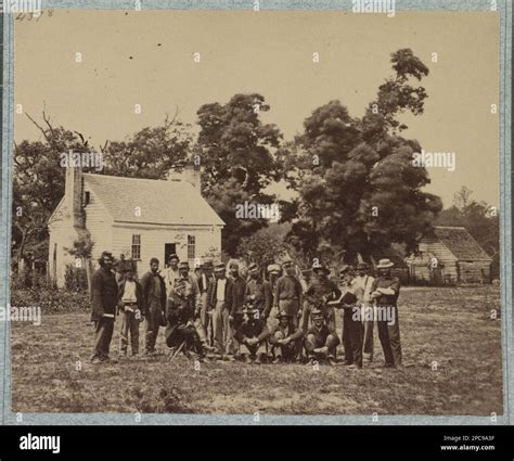 Mrs. Allen's house used as hospital by Kearny's Brigade. No. 4398, Title from item, Mounted with ...