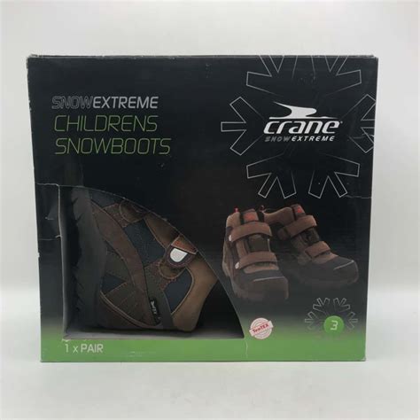 BNIB Crane Snow Extreme Childrens Snow Boots Size 3 (s)