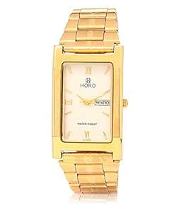Horo(Imported) Chain Gold Plated Steel Rectangle Wrist Watch 40X25mm ...