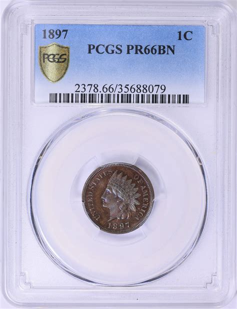 1897 Indian Cent PCGS Proof-66 BN (Toned) (Item 1882221 ...