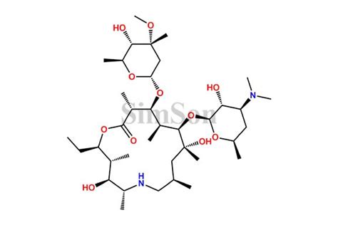 N-Desmethyl Azithromycin B | CAS No- 857078-26-3 | Simson Pharma Limited