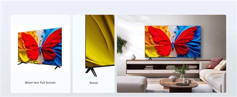 TCL 108 cm (43 inches) Metallic Bezel-Less FHD QLED TV 43S5K (Black ...