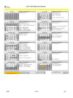 2021-2022 Balanced Calendar - Washoe County School District / 2021-2022 ...