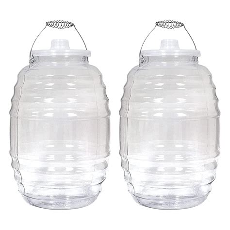 Buy Set of 2 Vitrolero Tapadera 5 Gallon Aguas Frescas Water Juice ...