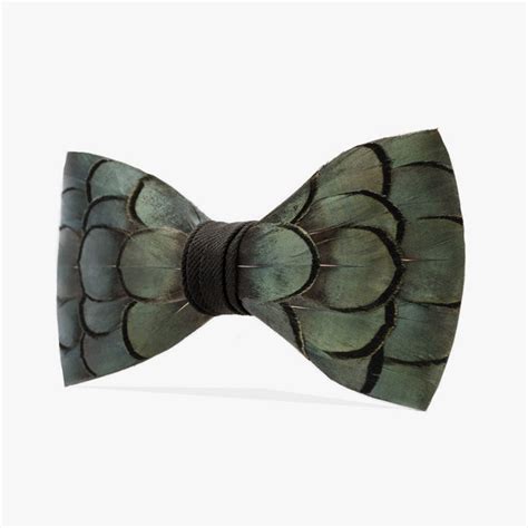 Pheasant Feather Bow Tie | Charleston Bow Tie | Brackish Brand