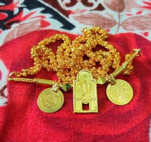 A to B Guarantee Gold Covering Guarantee Thali Chain for Womens 24 Inch ...