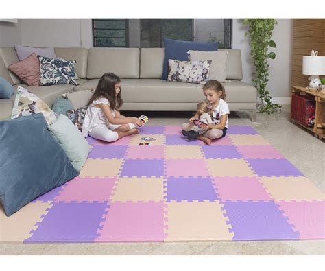 MioTetto Soft Non-Toxic Foam Baby Play Mat | Toddler Playmat | Colorful ...