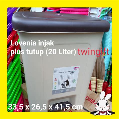 Promo Tempat Sampah Tutup injak besar, (20 Liter) - Jakarta Pusat ...