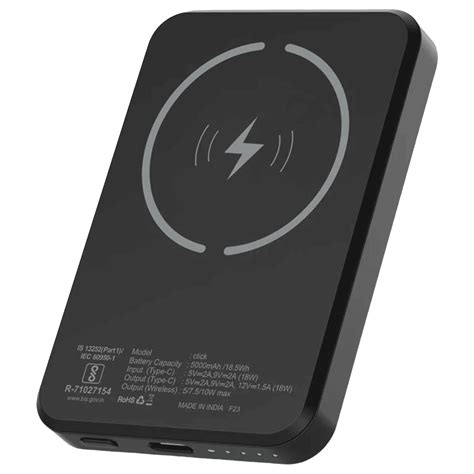 Buy stuffcool Click 5000 mAh 18W Fast Charging Power Bank (1 Type C ...