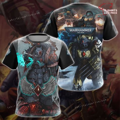 Warhammer 40k Space Wolves Video Game 3D T-Shirt - T-shirts Low Price