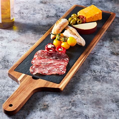 Acacia Wood Serving Board 68cm at Drinkstuff