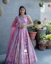 Pink & Silver Design Lehenga – Vulcal Store