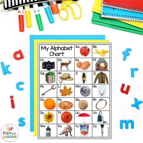 Free ABC Chart Alphabet Printable