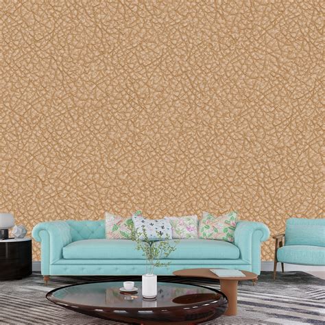 Dining Room Leather Textured 3d Wallpaper - Magic Decor