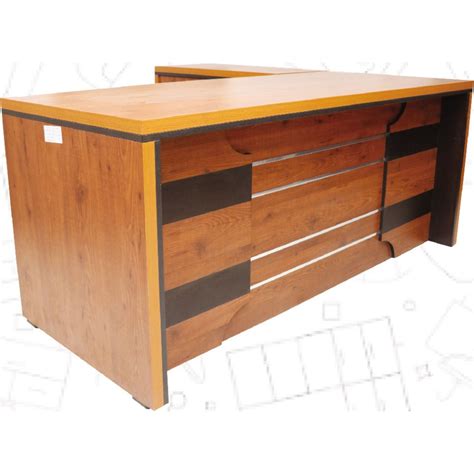 Wooden Office Table KOT019 6ft L Table Premium