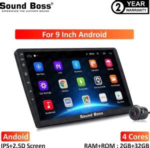 Sound Boss Androidify 3rd Generation 9 Inch Android (2GB/32GB) With AHD ...