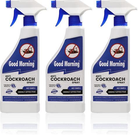 Good Morning Cockroach Killer Spray, 40ml Concentrate (Pack of 3 ...