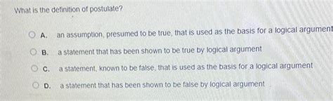 Postulate Definition 的图像结果