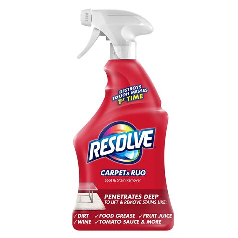 RESOLVE Carpet Cleaner Spray Spot & Stain Remover, 22 Ounce - Walmart.com