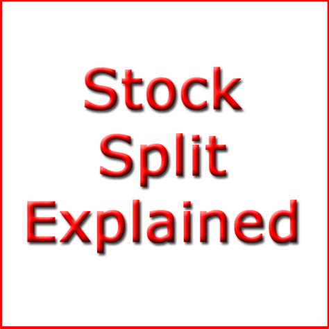 Stock Split Explained 的图像结果