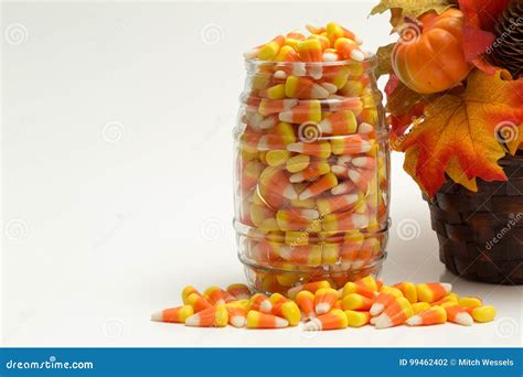Candy Corn Pumpkins Halloween Stock Photo - Image of october, fall ...