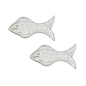 Sahiba Gems Solid Silver/Chandi ki Machli/Fish for Astrological and Lal ...