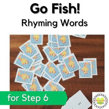 Reading System Go Fish Rhyming Game- Aligns with Step 6 | TPT