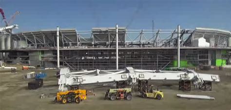 SoFi Stadium construction time-lapse | Stadia Magazine