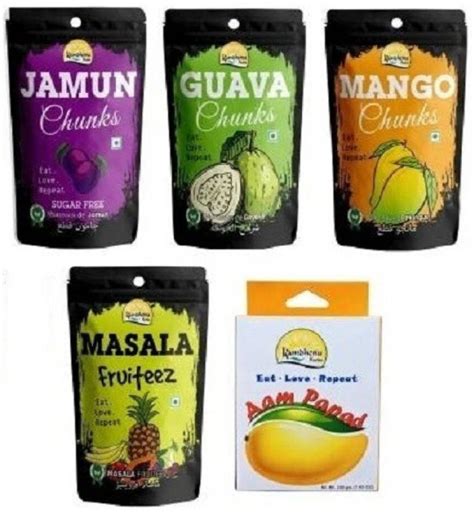 Kamdhenu Foods Dried Fruit Jamun, Guava, Mango, Masala Fruiteez And Aam ...
