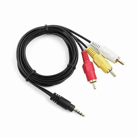 AV Cables - Maximus 3.5mm Male to 3 RCA Female Adapter Cable Video ...