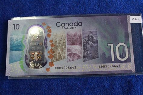 Canada Ten Dollar Bill (1) - 1867 to 2017, Unc.